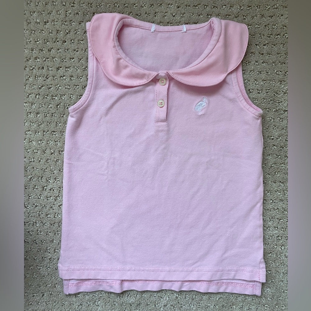 Beaufort Bonnet Company sleeveless polo, Size 4T